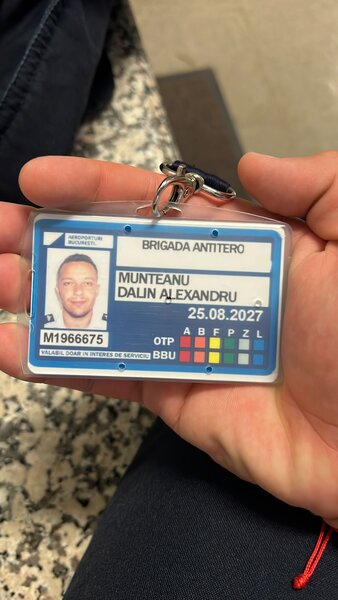 Legitimatie aeroport.